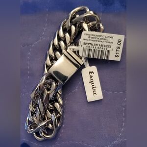 Esquire Men's St. Steel Bracelet .NWT